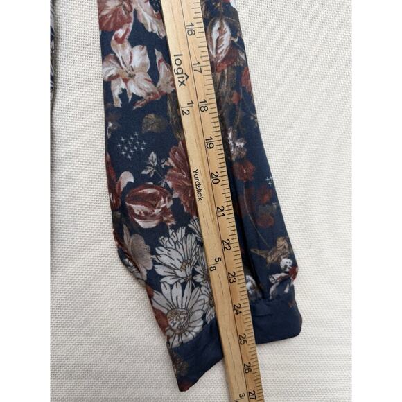 Tolani Collection Tunic Blouse 100% Modal Blue Floral Women’s Sz XL Fairy Boho - Picture 10 of 14